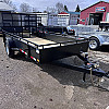 Black 2026 Canada Trailers 6 x 12 Open Utility
