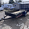Black 2026 Canada Trailers 6 x 12 Open Utility