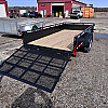 Black 2026 Canada Trailers 6 x 12 Open Utility