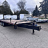Black 2026 Canada Trailers 102 x 25ft 12 Ton Flatbed at Belore Trailer Sales