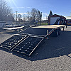 Black 2026 Canada Trailers 102 x 25ft 12 Ton Flatbed at Belore Trailer Sales