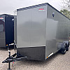 Charcoal 2026 United 7 x 16 x 7ft Tall Enclosed 2 - 3500lb Axles at Belore Trailer Sales