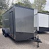 Charcoal 2026 United 7 x 16 x 7ft Tall Enclosed 2 - 3500lb Axles at Belore Trailer Sales