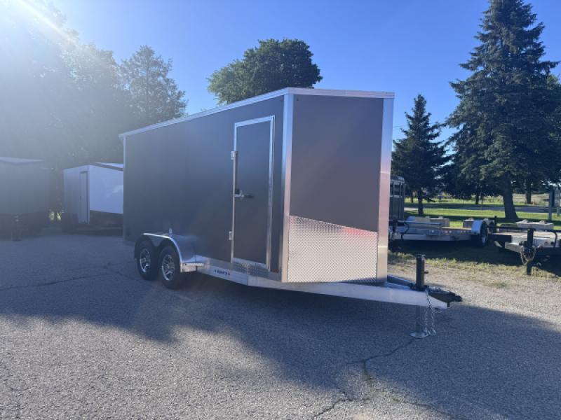 Silver 2026 Bearco 7 x 16 x 7 Tall All Aluminum 2 - 5200lb Axles at Belore Trailer Sales