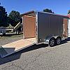 Silver 2026 Bearco 7 x 16 x 7ft Tall Aluminum Cargo Trailer 2 - 3500lb Axles at Belore Trailer Sales