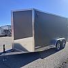 Silver 2026 Bearco 7 x 16 x 7ft Tall Aluminum Cargo Trailer 2 - 3500lb Axles at Belore Trailer Sales