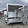 Silver 2027 AgHAUL 7 x 16 x 7ft Tall Aluminum 2 - 5200lb Axles at Belore Trailer Sales