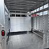 Silver 2027 AgHAUL 7 x 16 x 7ft Tall Aluminum 2 - 5200lb Axles at Belore Trailer Sales