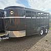 Gray 2027 CornPro 6 x 16 x 6'6" Tall Bumper Pull 2 - 3500lb Axles at Belore Trailer Sales