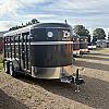 Gray 2027 CornPro 6 x 16 x 6'6" Tall Bumper Pull 2 - 3500lb Axles at Belore Trailer Sales