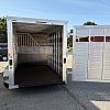 Silver 2027 AgHAUL 2 Horse Stock Combo Slant 2 - 5200lb Axles at Belore Trailer Sales