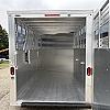Black 2027 AgHAUL 3 Horse Stock Combo 2 - 5200lb Axles at Belore Trailer Sales – Image 6