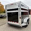 Black 2027 AgHAUL 3 Horse Stock Combo 2 - 5200lb Axles at Belore Trailer Sales – Image 9